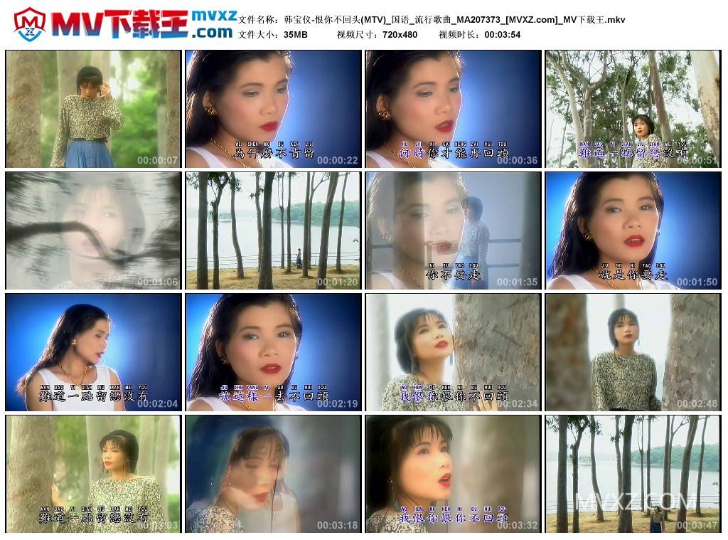 韩宝仪-恨你不回头(MTV)_国语_流行歌曲_MA207373